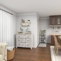 28" X 9" Rustic Fir Wood Wall Shelf - Olivia & May -Home Decor Shop GUEST 3948a516 be34 4b62 b146 915e4144415f