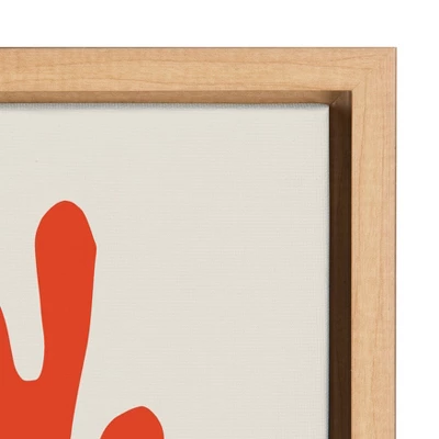 18" X 24" Sylvie Mid Century Modern Pug Framed Canvas Wall Art By Rachel Lee Natural - Kate And Laurel 4 18" X 24" Sylvie Mid Century Modern Pug Framed Canvas Wall Art By Rachel Lee Natural - Kate And Laurel - Image 2