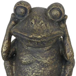 Sunnydaze Decor Sunnydaze 14" Indoor/Outdoor 3 Wise Frogs Statue Trio Set - Hear No Evil, See No Evil, Speak No Evil -Home Decor Shop GUEST 3a6b58d8 3a23 4a0f b9f1 175c445c2ab4