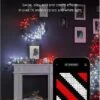 Twinkly Pre-Lit Garland App-Controlled LED Artificial Christmas Garland With 50 RGB+W (16 Million Colors + Warm White) LEDs. 9 Feet. Green Wire. -Home Decor Shop GUEST 3aa7c3fa 13f0 4cd2 b303 65cbb680f8af