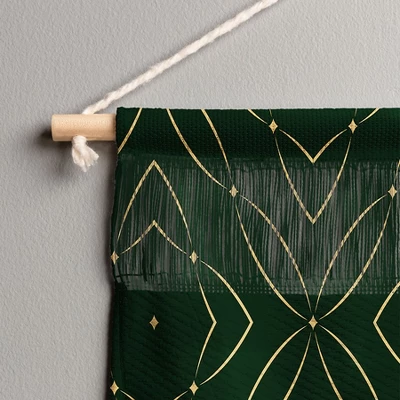 Marta Barragan Camarasa Vintage Emerald Pattern Landscape Fiber Wall Hanging - Society6 4 Marta Barragan Camarasa Vintage Emerald Pattern Landscape Fiber Wall Hanging - Society6 - Image 2