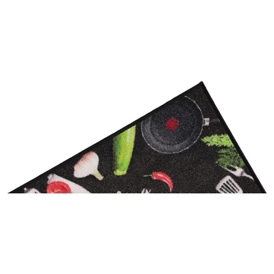 J&V TEXTILES 2-Piece Non Slip Kitchen Mat Rugs Comfort Standing Mats For Home Kitchen Entrance Door Mat (Cooking Time) 8 J&V TEXTILES 2-Piece Non Slip Kitchen Mat Rugs Comfort Standing Mats For Home Kitchen Entrance Door Mat (Cooking Time) - Image 6