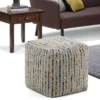 Malcolm Woven Cube Pouf Color Cotton And Wool - WyndenHall -Home Decor Shop GUEST 3b3a8eb9 91be 40d4 a0b7 d2d523b38b45