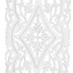 Wood Floral Handmade Intricately Carved Arabesque Wall Decor Set Of 2 White - Olivia & May 7 Wood Floral Handmade Intricately Carved Arabesque Wall Decor Set Of 2 White - Olivia & May -Home Decor Shop GUEST 3b579da9 1fd8 40e9 9c55 bebc864f36f2