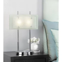 Possini Euro Design Charles Street Modern Desk Lamp 23" High Chrome Satin Nickel Frosted Slump Glass Shade For Bedroom Living Room Bedside Nightstand 15 Possini Euro Design Charles Street Modern Desk Lamp 23" High Chrome Satin Nickel Frosted Slump Glass Shade For Bedroom Living Room Bedside Nightstand -Home Decor Shop GUEST 3bdf3030 61f4 4ddc a0cc 4536c4f46d6d