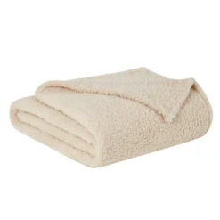 50"x60" Marshmallow Faux Shearling Throw Blanket - Brooklyn Loom -Home Decor Shop GUEST 3bee0864 7286 45c0 8e50 4a30b5a156ed