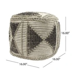 Tamsin Boho Handcrafted Cube Pouf Gray/Ivory - Christopher Knight Home 15 Tamsin Boho Handcrafted Cube Pouf Gray/Ivory - Christopher Knight Home -Home Decor Shop GUEST 3c117a0e 371e 4f95 b3c8 4ec9cc108d29