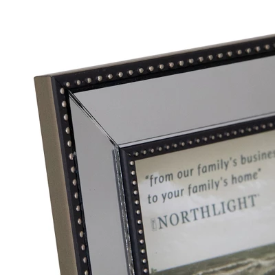 Northlight 5" X 7" Silver Studded Glass Mirror Encased Photo Picture Frame 5 Northlight 5" X 7" Silver Studded Glass Mirror Encased Photo Picture Frame - Image 3