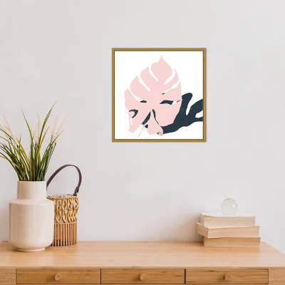 16" X 16" Protector By Niya Christine Framed Canvas Wall Art Pink - Amanti Art 5 16" X 16" Protector By Niya Christine Framed Canvas Wall Art Pink - Amanti Art - Image 3