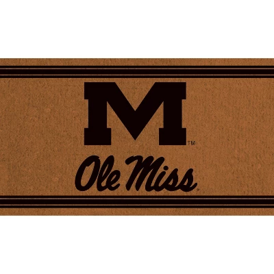Evergreen University Of Mississippi Logo Turf Mat, Brown- 28 X 16 Inches Indoor Outdoor Doormat 3 Evergreen University Of Mississippi Logo Turf Mat, Brown- 28 X 16 Inches Indoor Outdoor Doormat