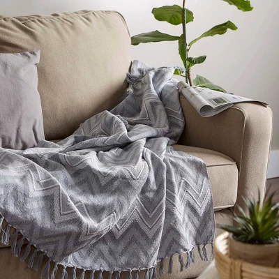 50"x60" Zig-Zag Chevron Throw Blanket - Design Imports 8 50"x60" Zig-Zag Chevron Throw Blanket - Design Imports - Image 6