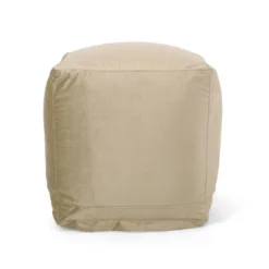 Caney Modern Velveteen Cube Pouf - Christopher Knight Home -Home Decor Shop GUEST 3e109f38 075e 4101 95ee 750d476772e4