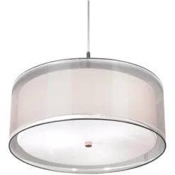 Possini Euro Design Brushed Nickel Pendant Chandelier 20" Wide Modern Organza Outer White Inner Shade 3-Light Fixture For Dining Room Kitchen Island 13 Possini Euro Design Brushed Nickel Pendant Chandelier 20" Wide Modern Organza Outer White Inner Shade 3-Light Fixture For Dining Room Kitchen Island -Home Decor Shop GUEST 3f4cea19 b9e1 4df0 b83c 275c574c8e8b