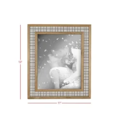 8X10 Inch Tan Plaid Fabric Picture Frame With MDF, Wood & Glass By Foreside Home & Garden -Home Decor Shop GUEST 3fcbbfec 4eb1 4024 9939 e8dfd60da6a4