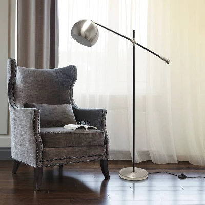 Swivel Floor Lamp With Inner Dome Shade Brushed Nickel - Lalia Home 6 Swivel Floor Lamp With Inner Dome Shade Brushed Nickel - Lalia Home - Image 4