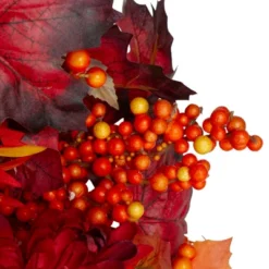 Northlight Leaves And Flowers Fall Harvest Wreath - 24-Inch, Unlit 7 Northlight Leaves And Flowers Fall Harvest Wreath - 24-Inch, Unlit -Home Decor Shop GUEST 41999639 e66a 4075 81ef 66879708c275