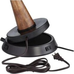 360 Lighting Modern Table Lamp With Dimmable USB And Outlet Workstation Base 24.5" High Bronze Tan Fabric Cylinder For Living Room Desk Bedroom 9 360 Lighting Modern Table Lamp With Dimmable USB And Outlet Workstation Base 24.5" High Bronze Tan Fabric Cylinder For Living Room Desk Bedroom -Home Decor Shop GUEST 41c5ffa2 ce2c 4bcb 91c4 6647179648af