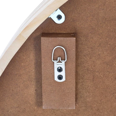 Fir Wood And Metal Wall Clock Brown - Storied Home 6 Fir Wood And Metal Wall Clock Brown - Storied Home - Image 4