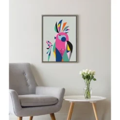 18" X 24" Sylvie Galah Framed Canvas Wall Art By Rachel Lee Gray - Kate And Laurel 14 18" X 24" Sylvie Galah Framed Canvas Wall Art By Rachel Lee Gray - Kate And Laurel -Home Decor Shop GUEST 44e0a5ea 27ea 4ba5 ad24 8408b291d088