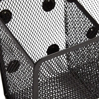 Juvale Black Mesh Wire Magnetic Pencil Pen Holder With 3 Compartments, Desk Organizer 10.5 In 7 Juvale Black Mesh Wire Magnetic Pencil Pen Holder With 3 Compartments, Desk Organizer 10.5 In - Image 5