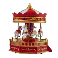 Northlight 9.25" LED Lighted Animated And Musical Carousel Christmas Village Display Piece 10 Northlight 9.25" LED Lighted Animated And Musical Carousel Christmas Village Display Piece -Home Decor Shop GUEST 46079143 9aa8 4b2a 9456 b72caabc6c8a