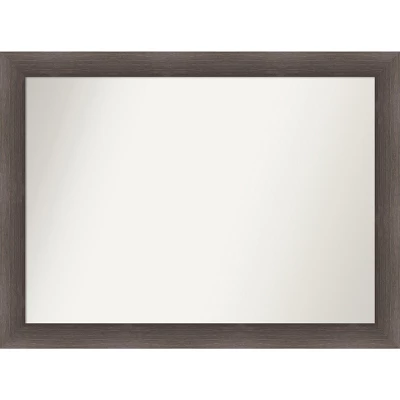 Hardwood Non-Beveled Wood Bathroom Wall Mirror 15 Hardwood Non-Beveled Wood Bathroom Wall Mirror - Image 13