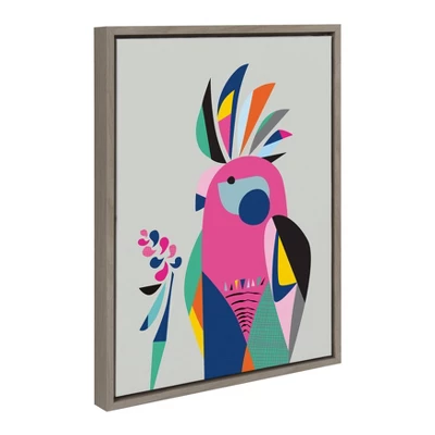 18" X 24" Sylvie Galah Framed Canvas Wall Art By Rachel Lee Gray - Kate And Laurel 3 18" X 24" Sylvie Galah Framed Canvas Wall Art By Rachel Lee Gray - Kate And Laurel