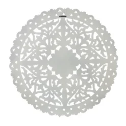 LuxenHome Distressed White Wood Flower Mandala 31.5" Round Wall Decor 14 LuxenHome Distressed White Wood Flower Mandala 31.5" Round Wall Decor -Home Decor Shop GUEST 491cce9a 2474 43fe 8417 da6ca7fd6d60
