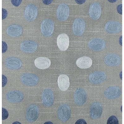 18"x18" Dots Poly Filled Square Throw Pillow Blue - Rizzy Home 4 18"x18" Dots Poly Filled Square Throw Pillow Blue - Rizzy Home - Image 2