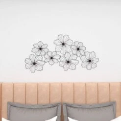 Metal Floral Wire Wall Decor Black - CosmoLiving By Cosmopolitan 23 Metal Floral Wire Wall Decor Black - CosmoLiving By Cosmopolitan -Home Decor Shop GUEST 49bf84b5 9da5 43ac 93fc 17f75a4f934a