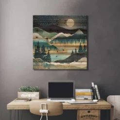 26" X 26" Star Lake Wood Print By SpaceFrog Designs - ICanvas 5 26" X 26" Star Lake Wood Print By SpaceFrog Designs - ICanvas -Home Decor Shop GUEST 4a582e03 6db9 44e1 a267 1220f5fa47a5
