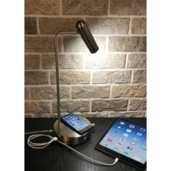 16.5" Wireless Charging Table Lamp (Includes LED Light Bulb) Silver - Adesso 7 16.5" Wireless Charging Table Lamp (Includes LED Light Bulb) Silver - Adesso -Home Decor Shop GUEST 4a8b516c dd2b 4669 8391 c715b2bd21ad
