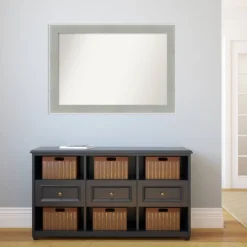 41" X 29" Non-Beveled Glam Linen Gray Wall Mirror - Amanti Art 13 41" X 29" Non-Beveled Glam Linen Gray Wall Mirror - Amanti Art -Home Decor Shop GUEST 4b2e6233 55e5 4763 9060 c766a4d0e5c4