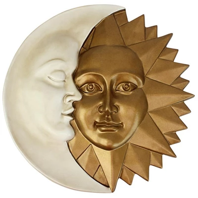 Design Toscano Celestial Harmony: Sun And Moon Wall Sculpture 3 Design Toscano Celestial Harmony: Sun And Moon Wall Sculpture