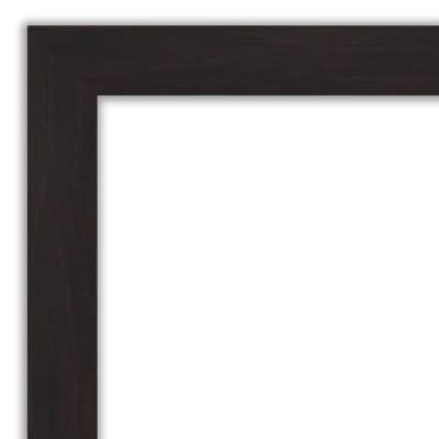 30" X 30" Non-Beveled Furniture Espresso Narrow Wall Mirror - Amanti Art 4 30" X 30" Non-Beveled Furniture Espresso Narrow Wall Mirror - Amanti Art - Image 2