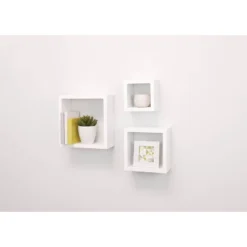 Set Of 3 Cubbi Floating Wall Shelves White 11 Set Of 3 Cubbi Floating Wall Shelves White -Home Decor Shop GUEST 4d2aee74 9f81 4cbb bf17 dc0edf573c04