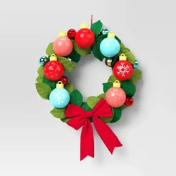 14.5" Pre-lit Battery Operated Christmas Novelty Wreath Green - Wondershop™ -Home Decor Shop GUEST 4d5e737b fc91 402c ba2c 18db1320dfed
