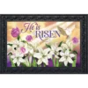 He Is Risen Lilies Easter Doormat Religious Indoor Outdoor 30" X 18" Briarwood Lane 2 He Is Risen Lilies Easter Doormat Religious Indoor Outdoor 30" X 18" Briarwood Lane -Home Decor Shop GUEST 4e6f2da4 f6d0 4c7e 8fad b9ff21685bb4