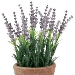 Northlight 10" Artificial Lavender And Leaves In Weathered Pot -Home Decor Shop GUEST 4f53505c 6a41 4a6f bcdd 3dc687d2d4e1