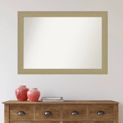40" X 28" Non-Beveled Mosaic Gold Wall Mirror - Amanti Art 9 40" X 28" Non-Beveled Mosaic Gold Wall Mirror - Amanti Art - Image 7
