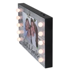 Northlight LED Lighted Faith & Family Picture Frame With Clip - 4" X 6" -Home Decor Shop GUEST 50ef826e 0fed 4b6f a40c 75afec4a63a4