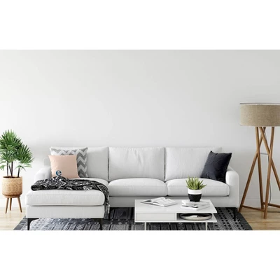 16"x16" Modern Monogram 'e' Square Throw Pillow - E By Design 4 16"x16" Modern Monogram 'e' Square Throw Pillow - E By Design - Image 2