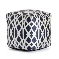 Sark Indoor/Outdoor Pouf - Anji Mountain