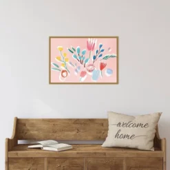 23" X 16" Flowing Florals By Isabelle Z Framed Canvas Wall Art - Amanti Art 10 23" X 16" Flowing Florals By Isabelle Z Framed Canvas Wall Art - Amanti Art -Home Decor Shop GUEST 54f234bd 96d5 461c a07d ec0a5b982511