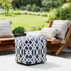 Sark Indoor/Outdoor Pouf - Anji Mountain -Home Decor Shop GUEST 5569a385 7e26 48da 927d 031a04d2df17