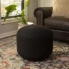 BirdRock Home Woven Knitted Indoor Or Outdoor Pouf - Black -Home Decor Shop GUEST 5594ddc1 1efa 4dcf b471 a7ff6ce4eb52
