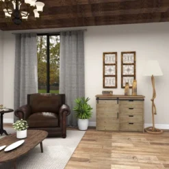 36" X 14" Wood Scroll Window Inspired Wall Decor With Metal Scrollwork Relief Brown - Olivia & May -Home Decor Shop GUEST 55abac87 3bec 4118 b470 01408794f5a9