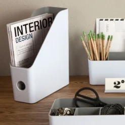 Fusion Magazine File White And Gray (37521) -Home Decor Shop GUEST 55d5b84e 19f4 4efc 9639 633d83a5ef2c