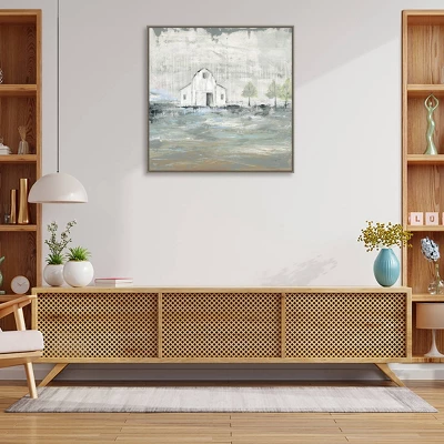 30" X 30" Iowa Barn I By Courtney Prahl Framed Canvas Wall Art Print - Amanti Art 6 30" X 30" Iowa Barn I By Courtney Prahl Framed Canvas Wall Art Print - Amanti Art - Image 4