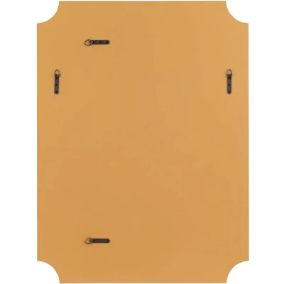 Noble Park Jacinda Rectangular Vanity Decorative Wall Mirror Modern Beveled Rounded Cut Edge Gold Frame 30" Wide For Bathroom Bedroom Living Room Home 6 Noble Park Jacinda Rectangular Vanity Decorative Wall Mirror Modern Beveled Rounded Cut Edge Gold Frame 30" Wide For Bathroom Bedroom Living Room Home - Image 4